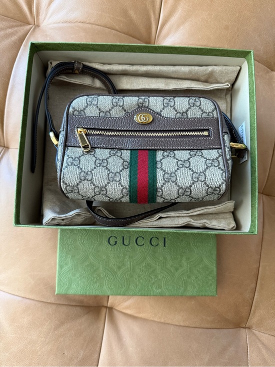 Gucci Handbags - Gucci GG Ophidia Supreme Brown Mini Bag Crossbody Monogram
